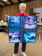 The Quilters: Peggy - Dragon Quilt center blocks